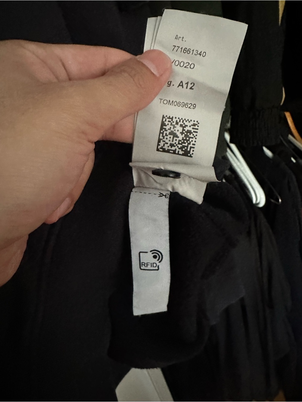 Stone Island Black Crewneck Pullover with Compass Badge Junior 12 ~Women’s S - Picture 6 of 6